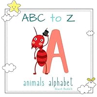 Abc To Z Animals Childrens Book English For Kids Toddler And