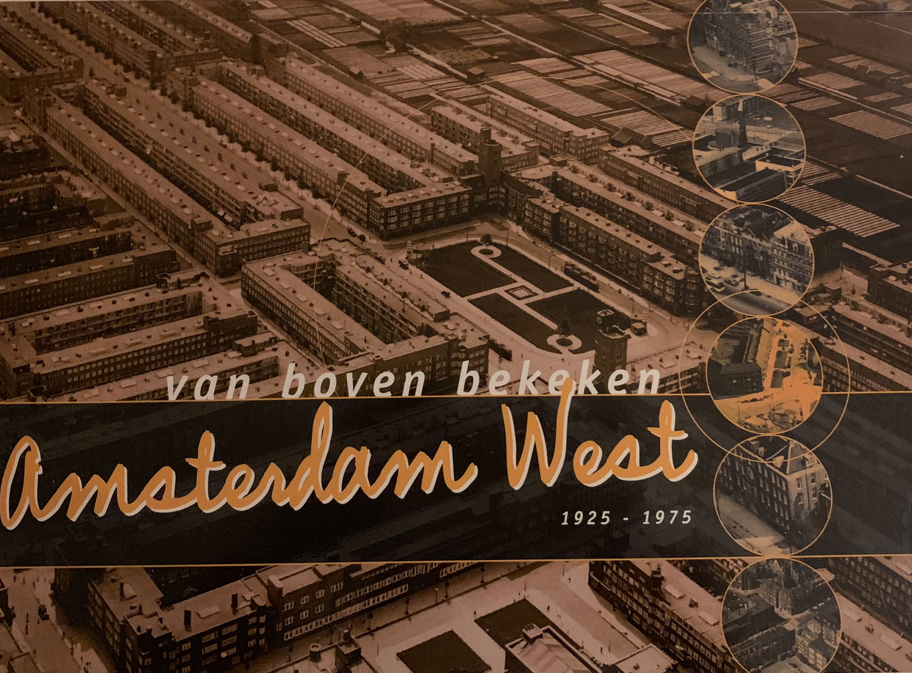 Amsterdam west van boven bekeken (1925-1975)