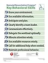 Neonatal Resuscitation Program Behavioral Skills Poster