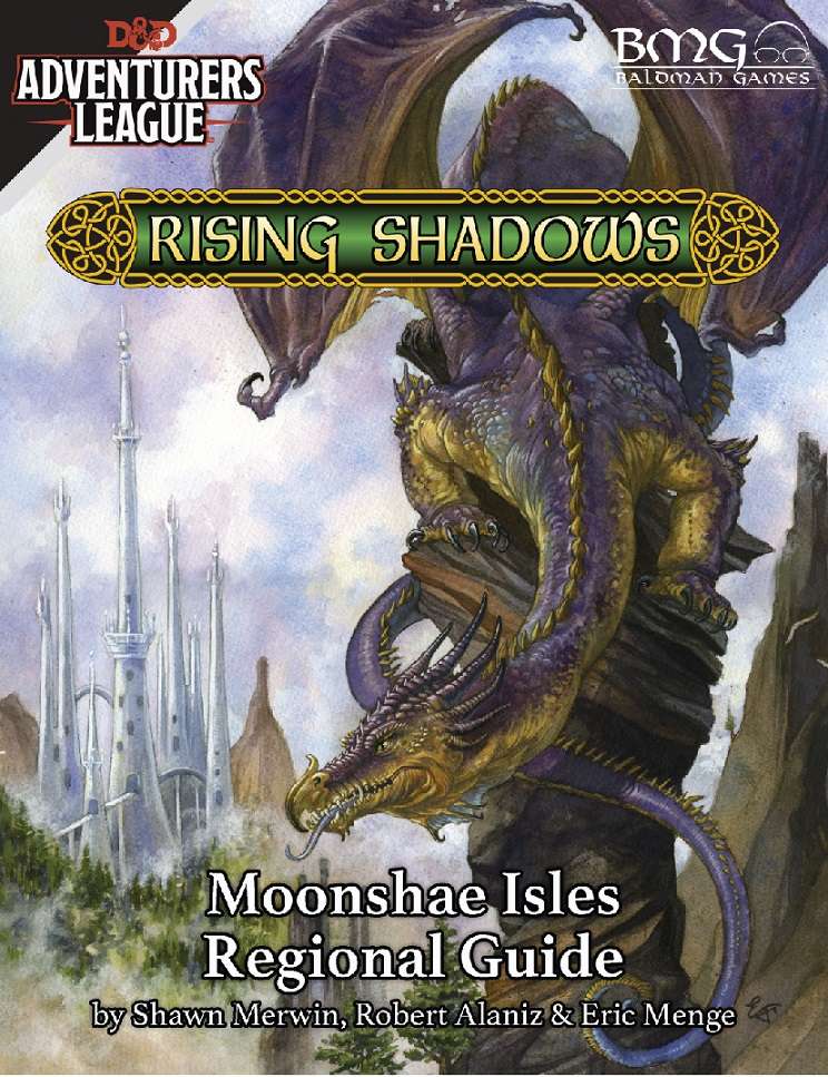 Rising Shadows: Moonshae Isles Regional Guide (Paperback)
