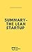 Summary - The Lean Startup:...