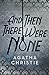 And Then There Were None