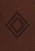 CSB Baker Illustrated Study Bible Brown, Diamond Design LeatherTouch