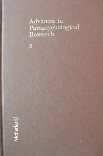 Advances in Parapsychological Research 5 (Hardcover)