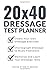 20x40 Dressage Test Planner...