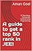 A guide to get a top 50 rank in JEE! by Aman Goel