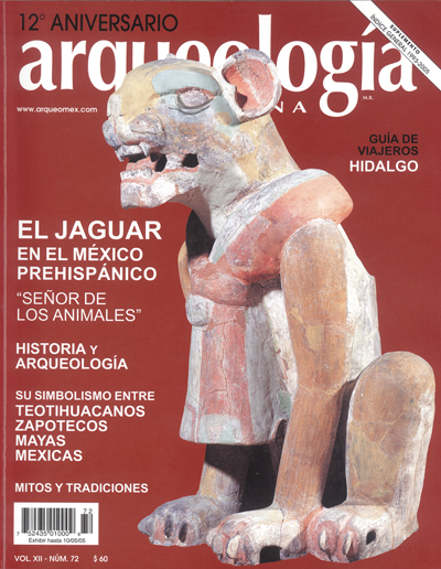 El jaguar en el México prehispánico (Arqueología Mexicana, marzo-abril 2005, Volumen XII, n. 72)