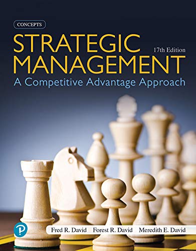 Strategic Management: A Competitive Advantage Approach, Concepts (Kindle Edition)