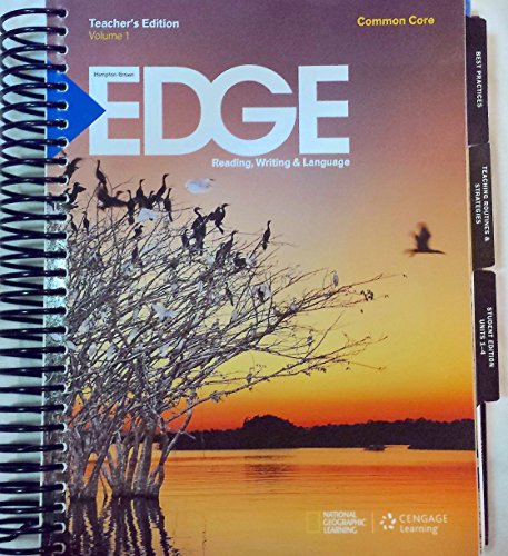 Hampton-Brown EDGE Level B Teacher's Edition Set Volumes 1 & 2 (Spiral-bound)