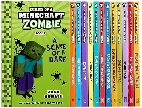 Diary Of A Minecraft Zombie Apocalyptic Collection Books 1 13 Boxset By Zack Zombie
