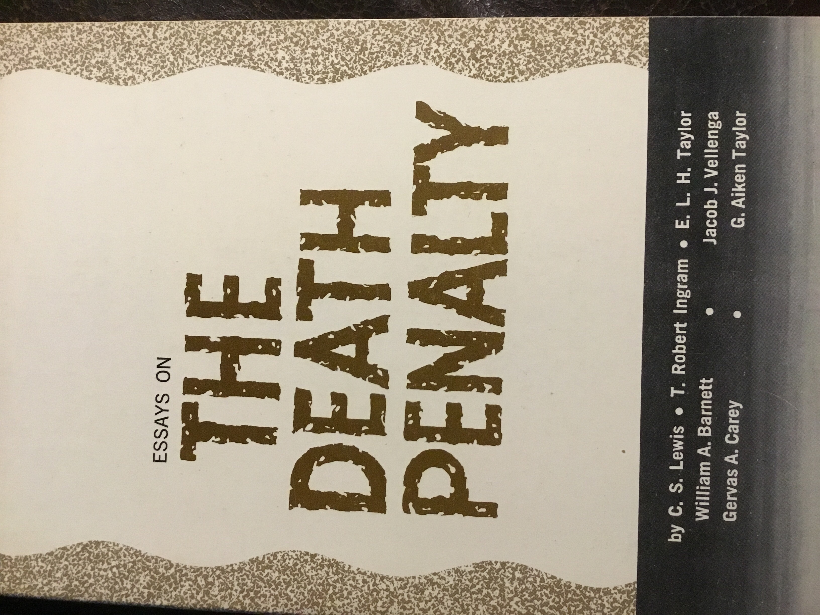 Essays on the Death Penalty (Paperback)