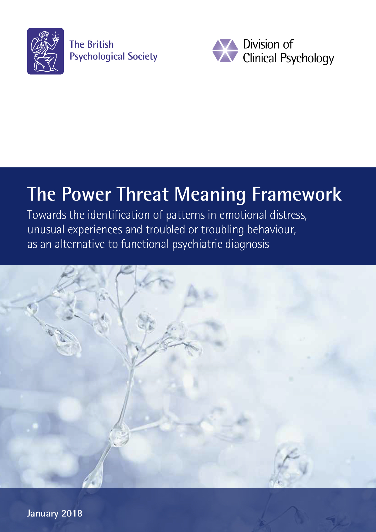 The Power Threat Meaning Framework: Towards the identification of patterns in emotional distress, unusual experiences and troubled or troubling behaviour, as an alternative to functional psychiatric diagnosis (PDF)