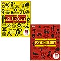 The Philosophy Book, The Psychology Book Big Ideas Simply Explained 2 Books Collection Set