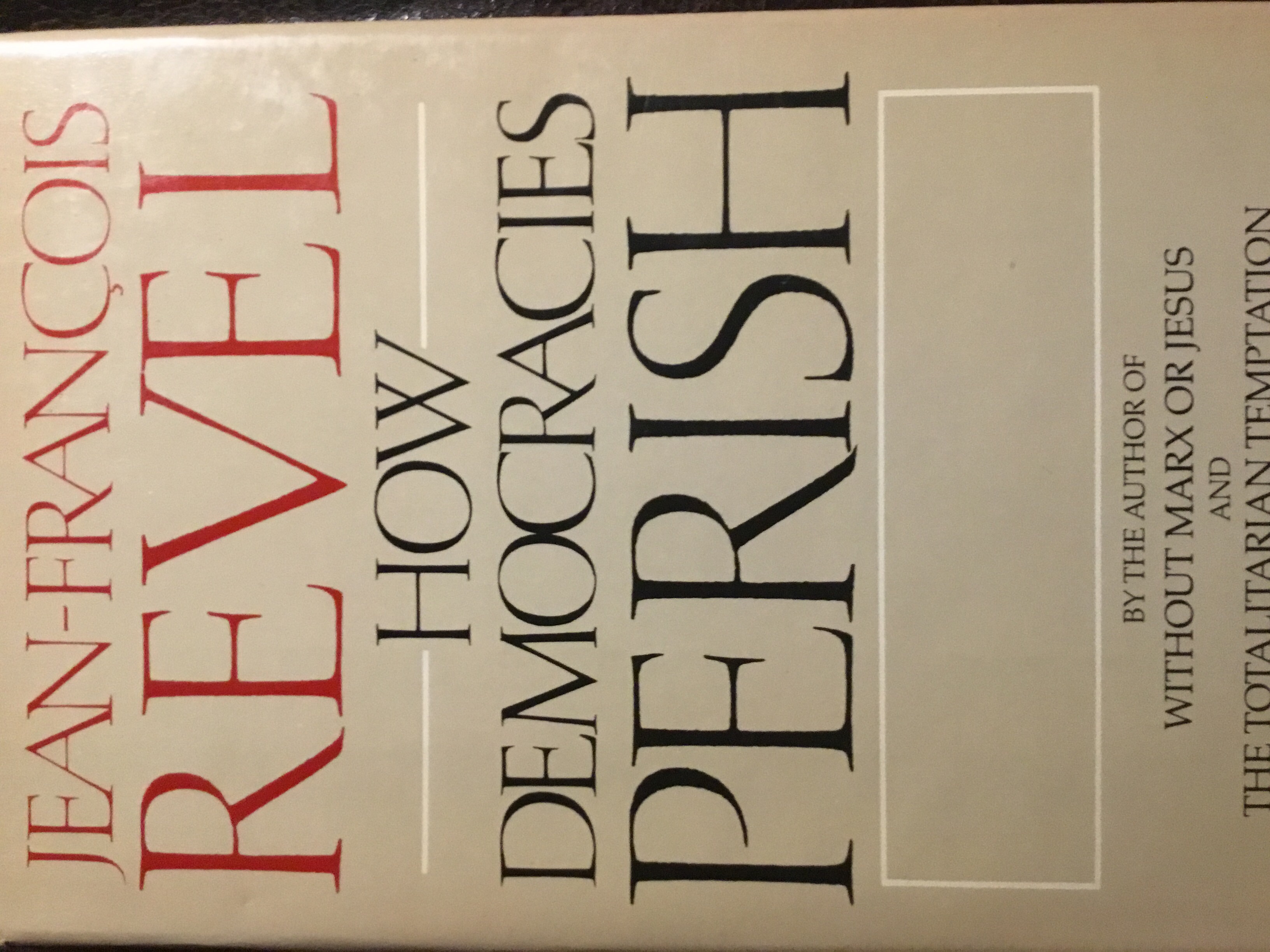How Democracies Perish (Paperback)