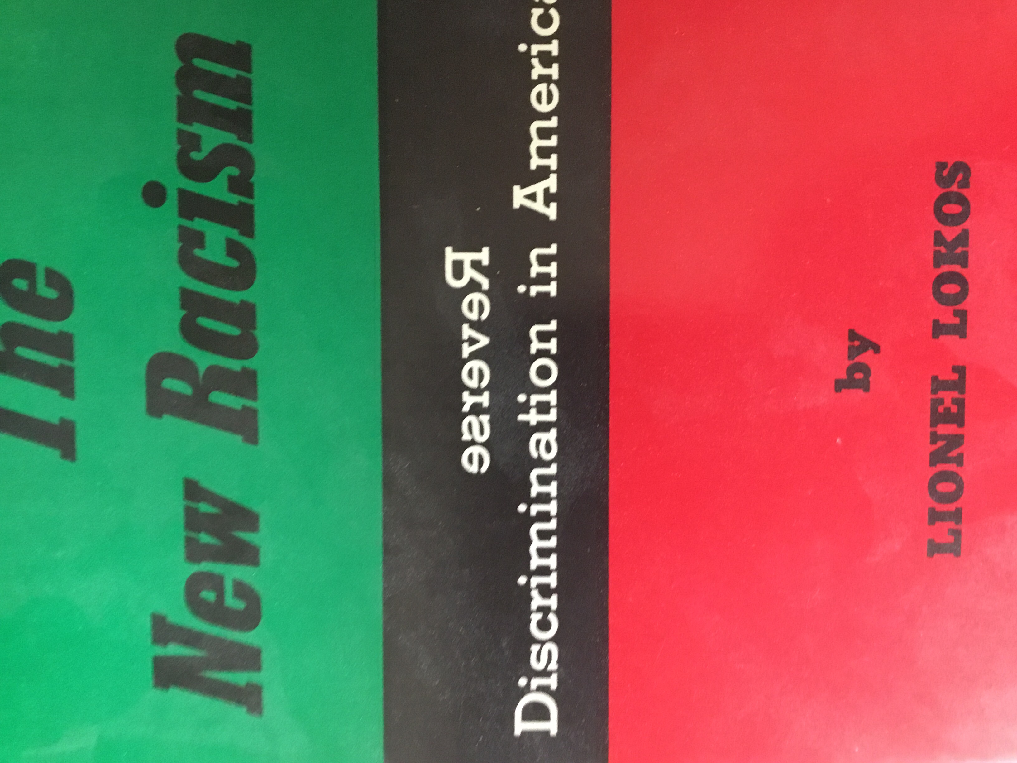 The new racism;: Reverse discrimination in America (Hardcover)