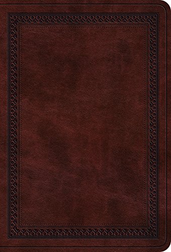 The Holy Bible: English Standard Version, Mahogany, Trutone, Border, Value Bible