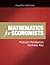 Mathematics for economists: An introductory textbook, fourth edition
