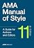 AMA Manual of Style by American Medical Association
