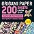 Origami Paper 200 Sheets Fl...