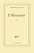 L'Obscurité (Blanche)