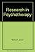 Research in Psychotherapy