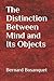 The Distinction Between Mind and Its Objects