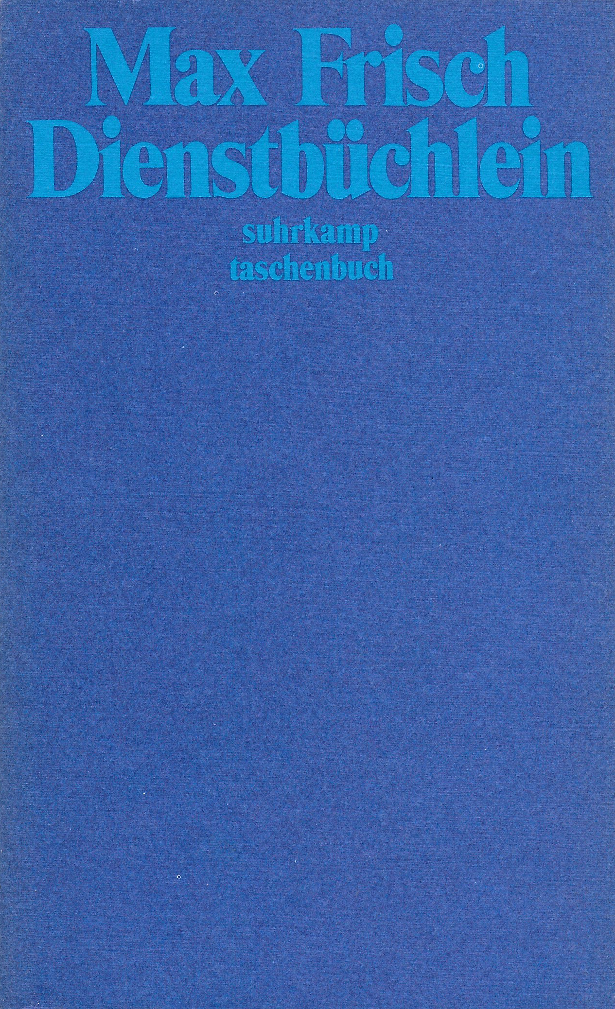 Dienstbüchlein (Paperback)