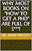 Why most books on "How to get a PhD" are full of S***! by John  Hockey