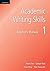 Academic Writing Skills 1 Teacher's Manual by Peter Chin