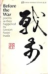 Before The War; Poems As They Happened