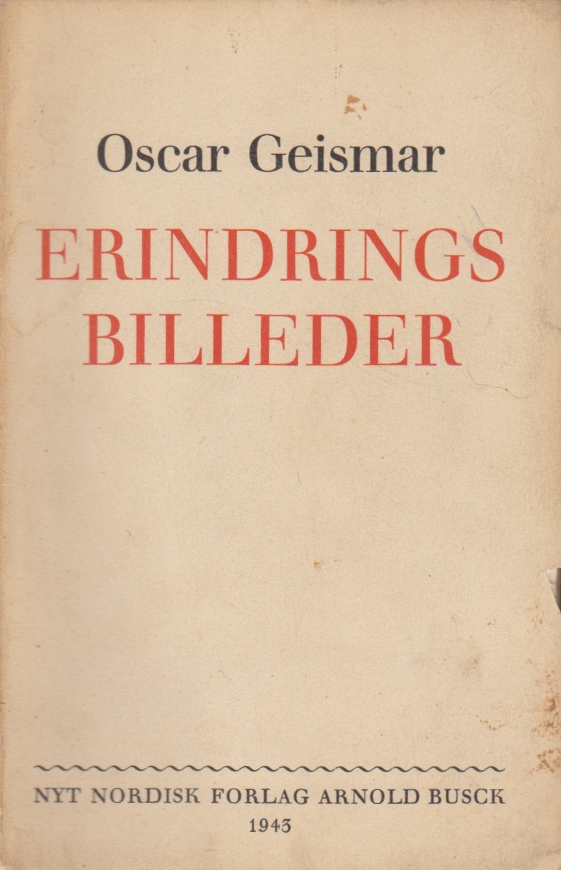 Erindringsbilleder (Paperback)