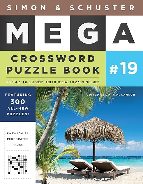 Simon & Schuster Mega Crossword Puzzle Book #19 (19) (S&S Mega Crossword Puzzles)