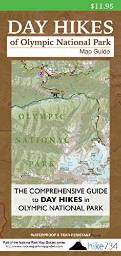 Day Hikes of Olympic National Park Map Guide (map)