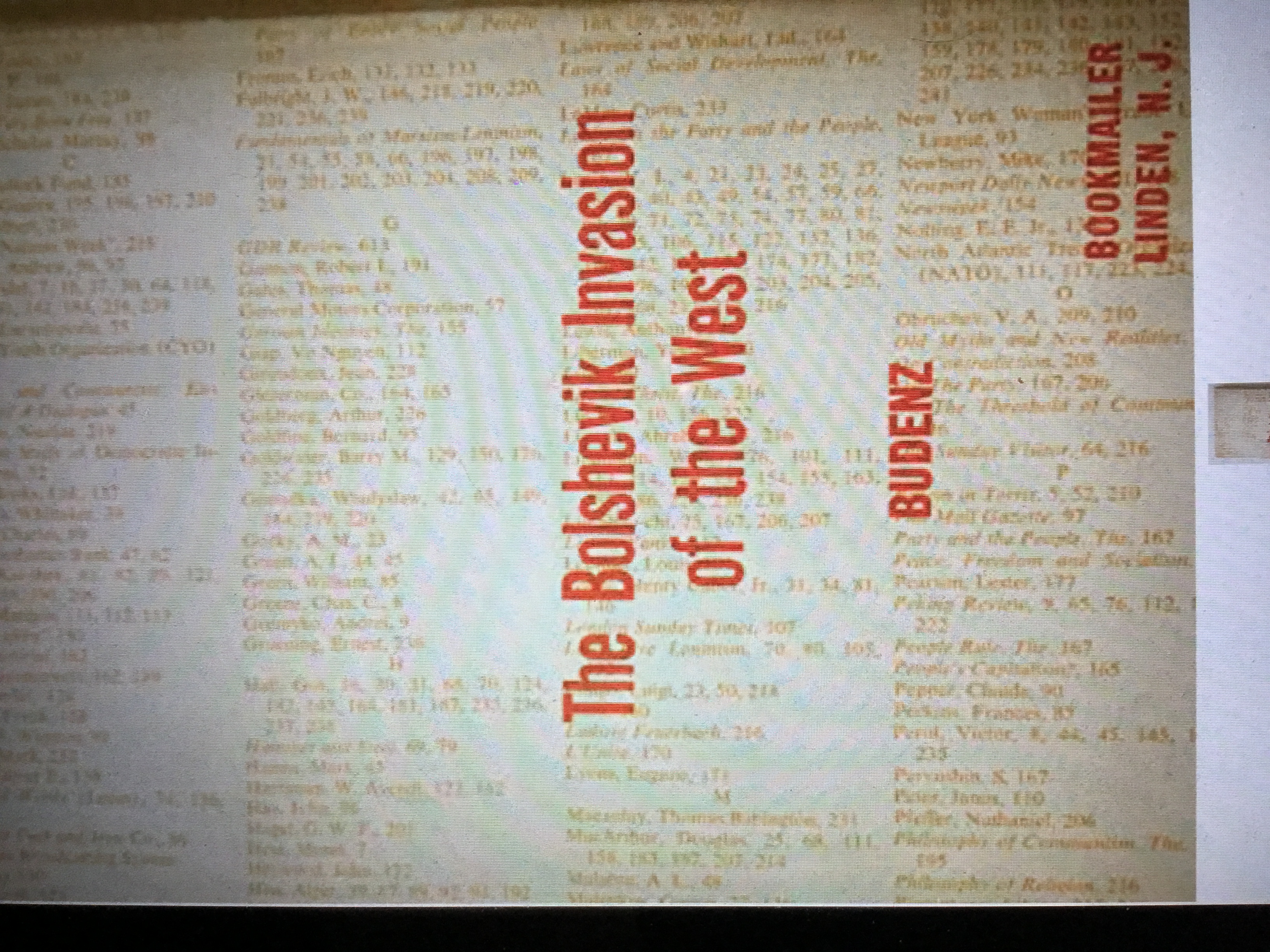 Bolshevik Invasion of the West (Unknown Binding)