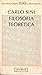 Filosofia teoretica by Carlo Sini