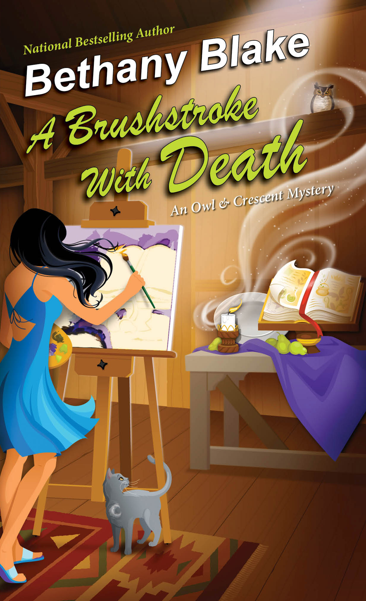 A Brushstroke with Death (An Owl and Crescent Mystery #1)