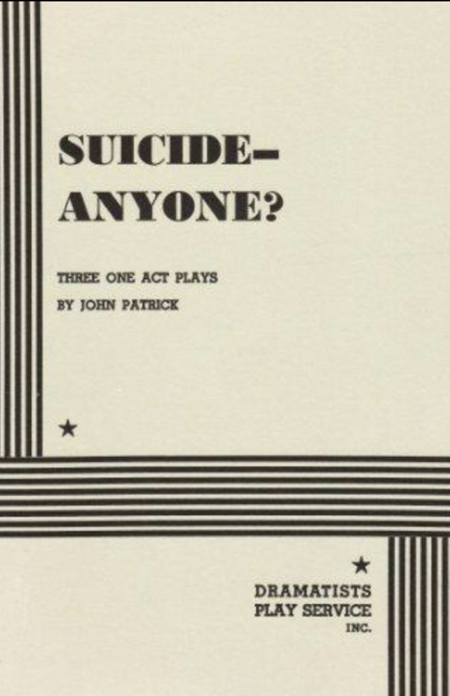 Suicide, Anyone?