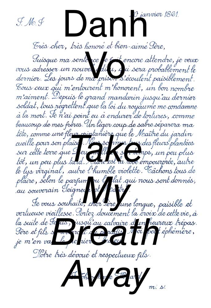 Danh Vo: Take My Breath Away (Hardcover)