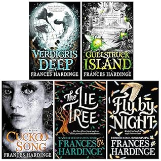 Capa do Livro Frances Hardinge Collection 5 Books Set (Gullstruck Island, Verdigris Deep, Cuckoo Song, The Lie Tree, Fly By Night)