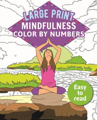 Mindfulness Color by Numbers (Sirius Large Print Color by Numbers Collection)