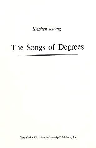 Songs of Degrees