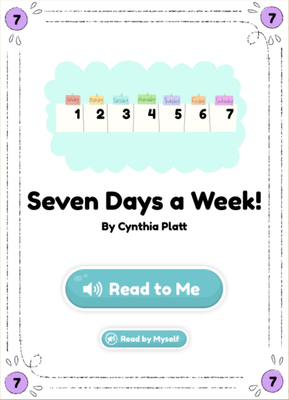 Seven Days a Week! (ebook)