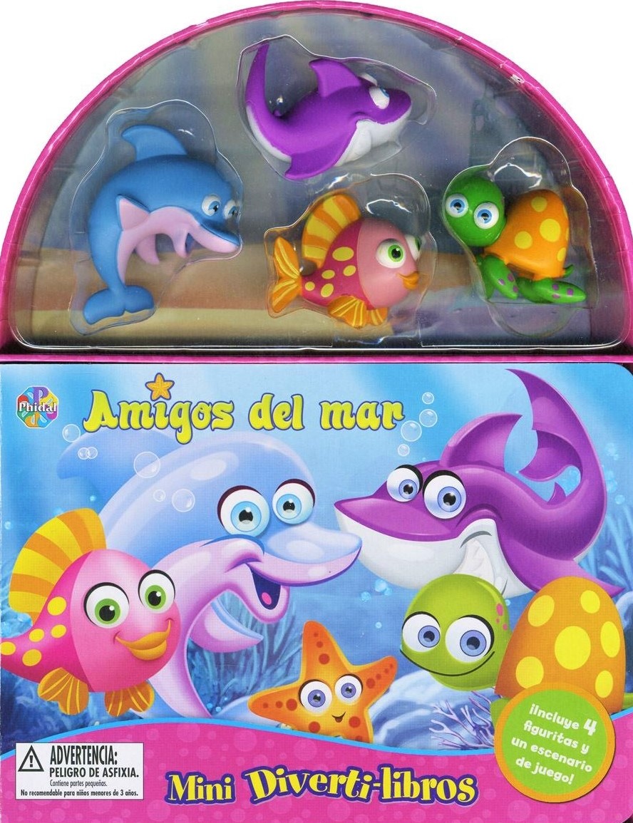 Mini Divertilibros: Amigos del mar (Board book)