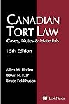 Canadian Tort Law...