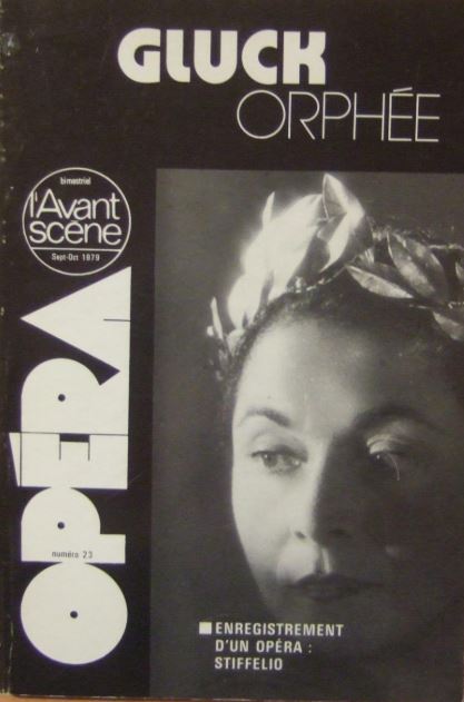 L'Avant-Scène Opéra n°23  Gluck Orphée (Paperback)