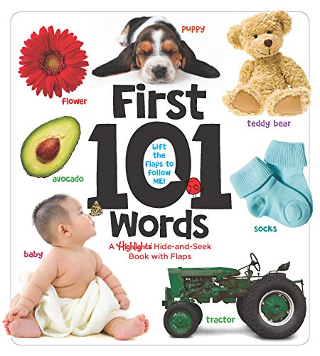 First 101 Words: A Highlights Hide-and-Seek Book with Flaps (Board book)