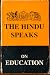 The Hindu Speaks on Education