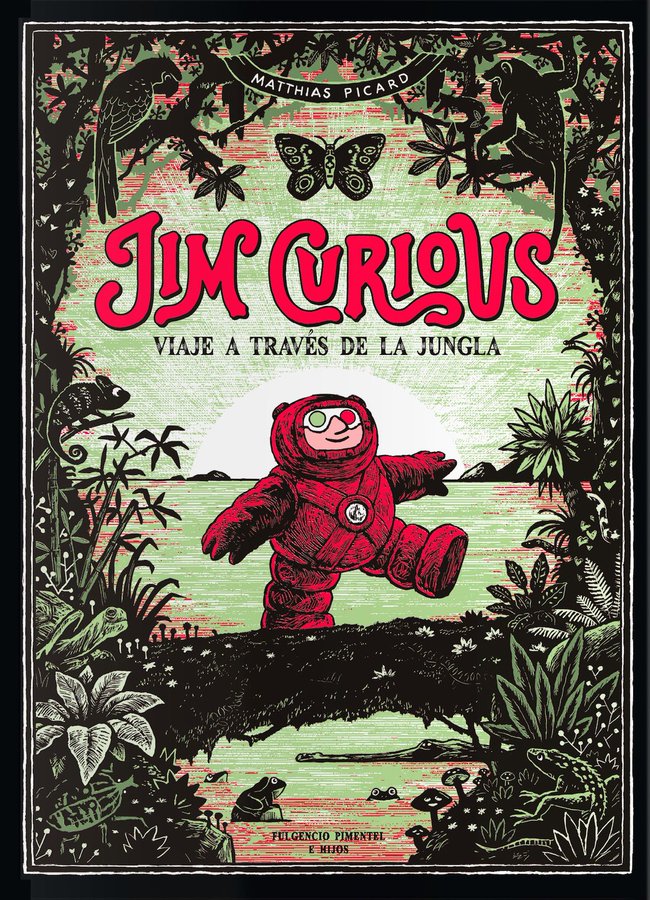 Jim Curious: Viaje a través de la jungla (Paperback)