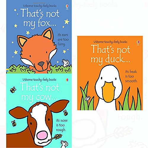 Thats not my touchy feely series 7 :3 books collection (Cow,fox,duck)