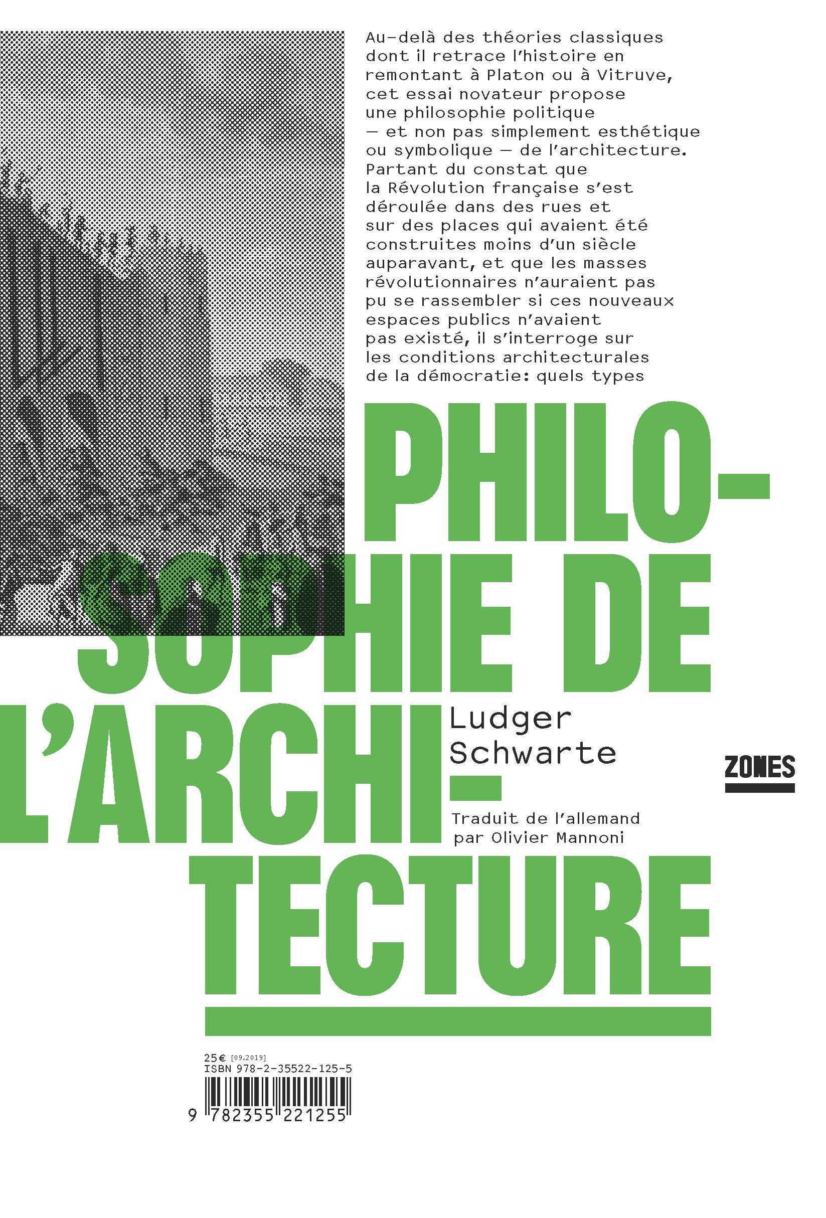 Philosophie de l'architecture (Hardcover)
